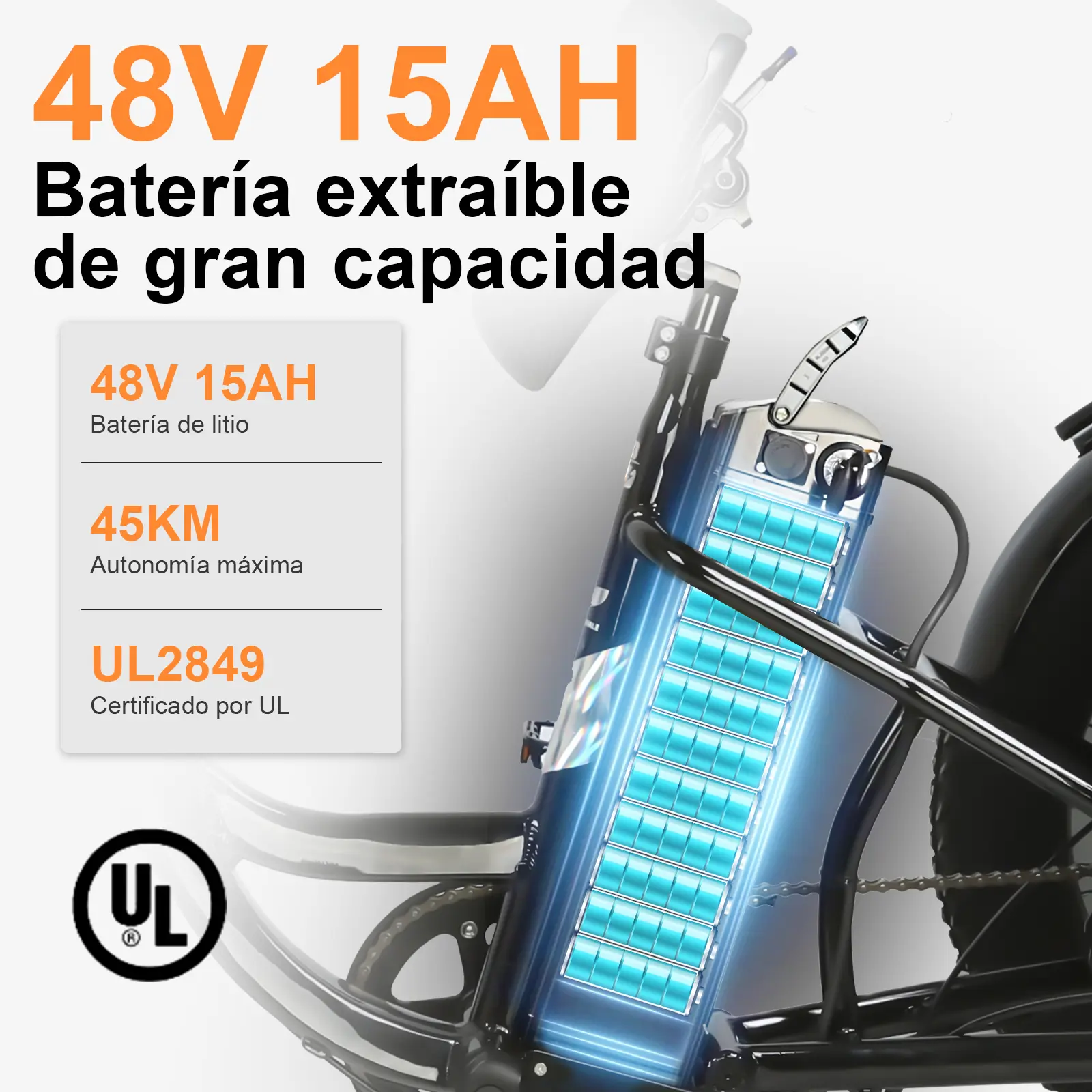 Foto 4 pulgar | Bicicleta Eléctrica Honey Whale S13 Negra