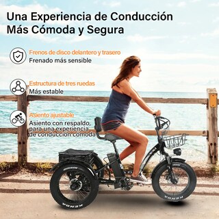 Foto 7 | Bicicleta Eléctrica Honey Whale S13 Negra