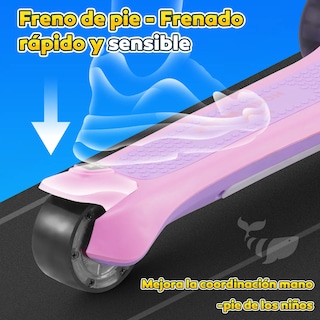 Foto 5 | Scooter Eléctrico Infantil Honey Whale Rm2 Pro Rosa