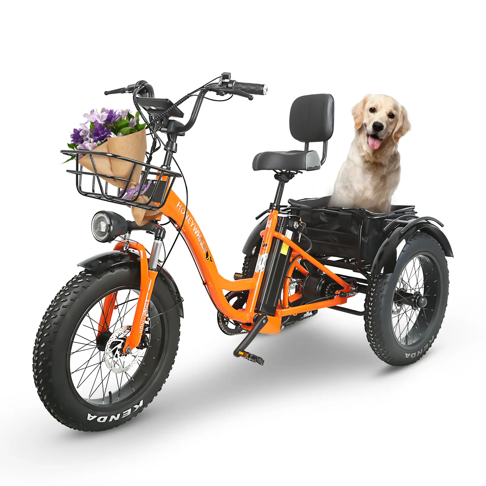 Foto 1 | Bicicleta Eléctrica Honey Whale S13 Naranja