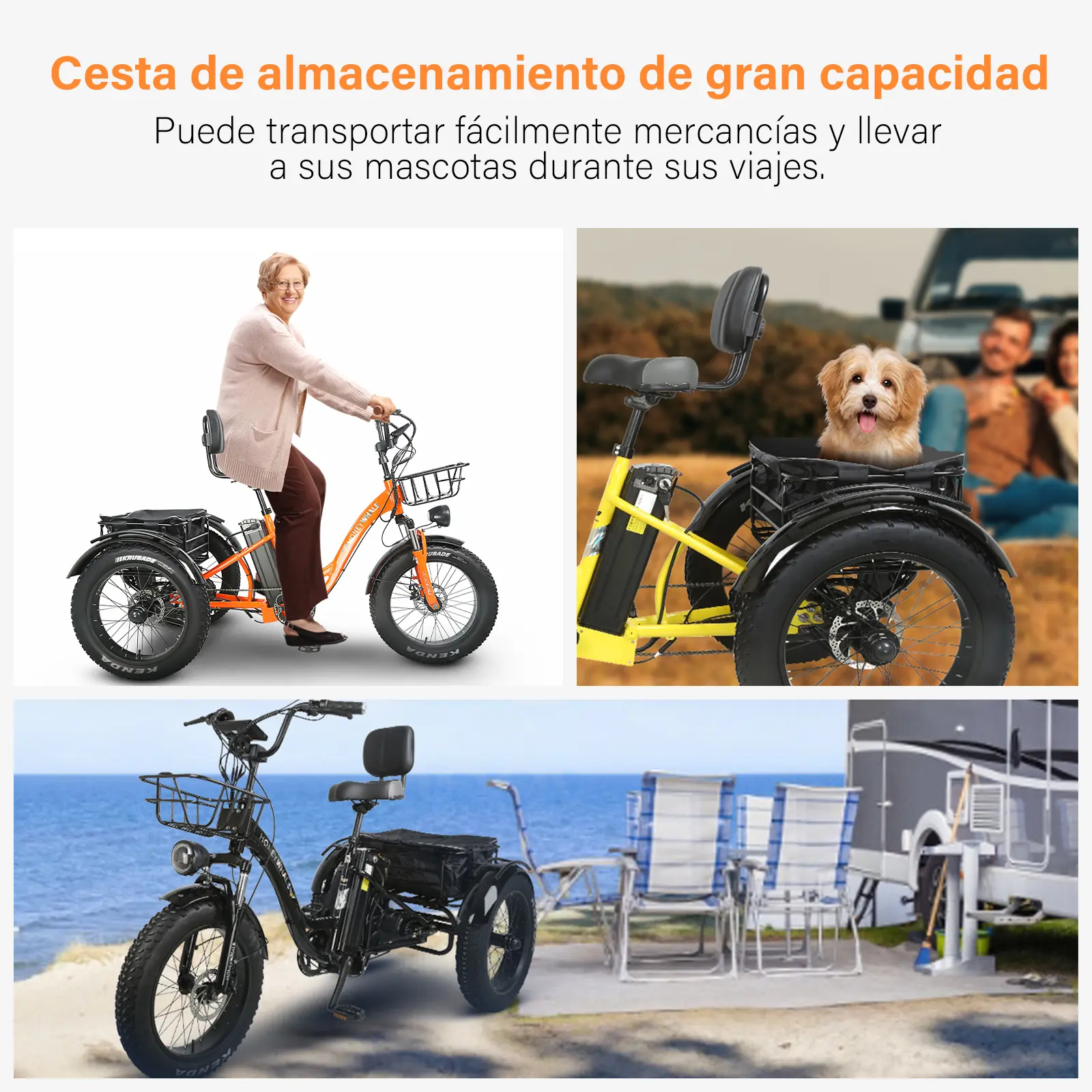 Foto 8 | Bicicleta Eléctrica Honey Whale S13 Naranja