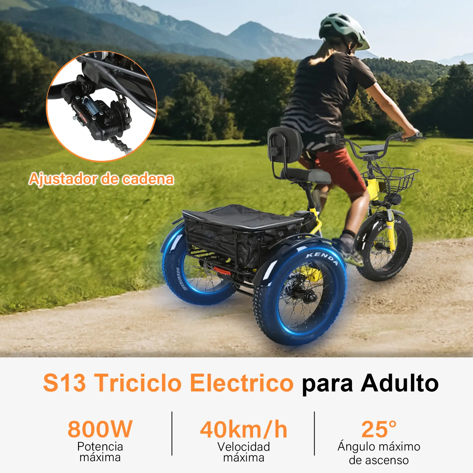 Foto 2 | Bicicleta Eléctrica Honey Whale S13 Amarilla