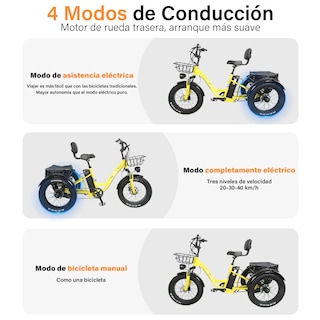 Foto 6 | Bicicleta Eléctrica Honey Whale S13 Amarilla