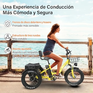 Foto 7 | Bicicleta Eléctrica Honey Whale S13 Amarilla