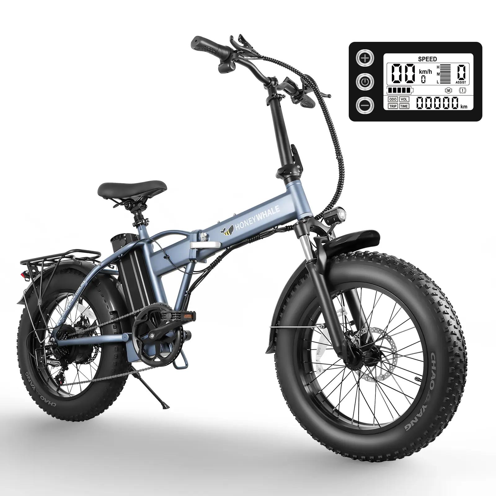 Foto 2 pulgar | Bicicleta Eléctrica Plegable Honey Whale F6 Pro-s Gris