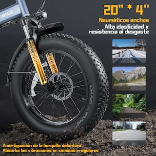 Foto 4 | Bicicleta Eléctrica Plegable Honey Whale F6 Pro-s Gris