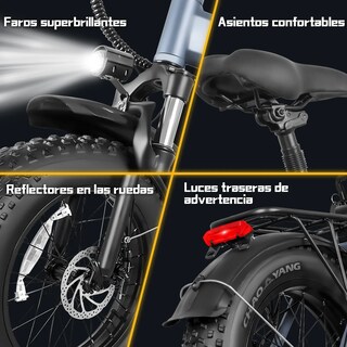 Foto 5 | Bicicleta Eléctrica Plegable Honey Whale F6 Pro-s Gris