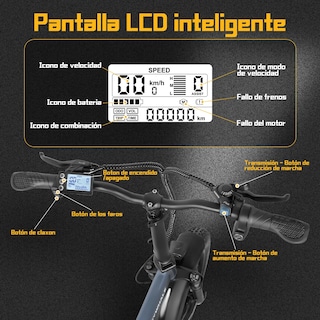 Foto 6 | Bicicleta Eléctrica Plegable Honey Whale F6 Pro-s Gris