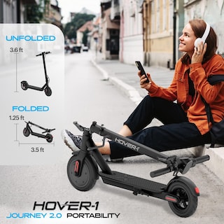Foto 5 | Patinete Eléctrico Hover-1 Journey 2.0 Plegable Para Adultos - Venta Internacional.