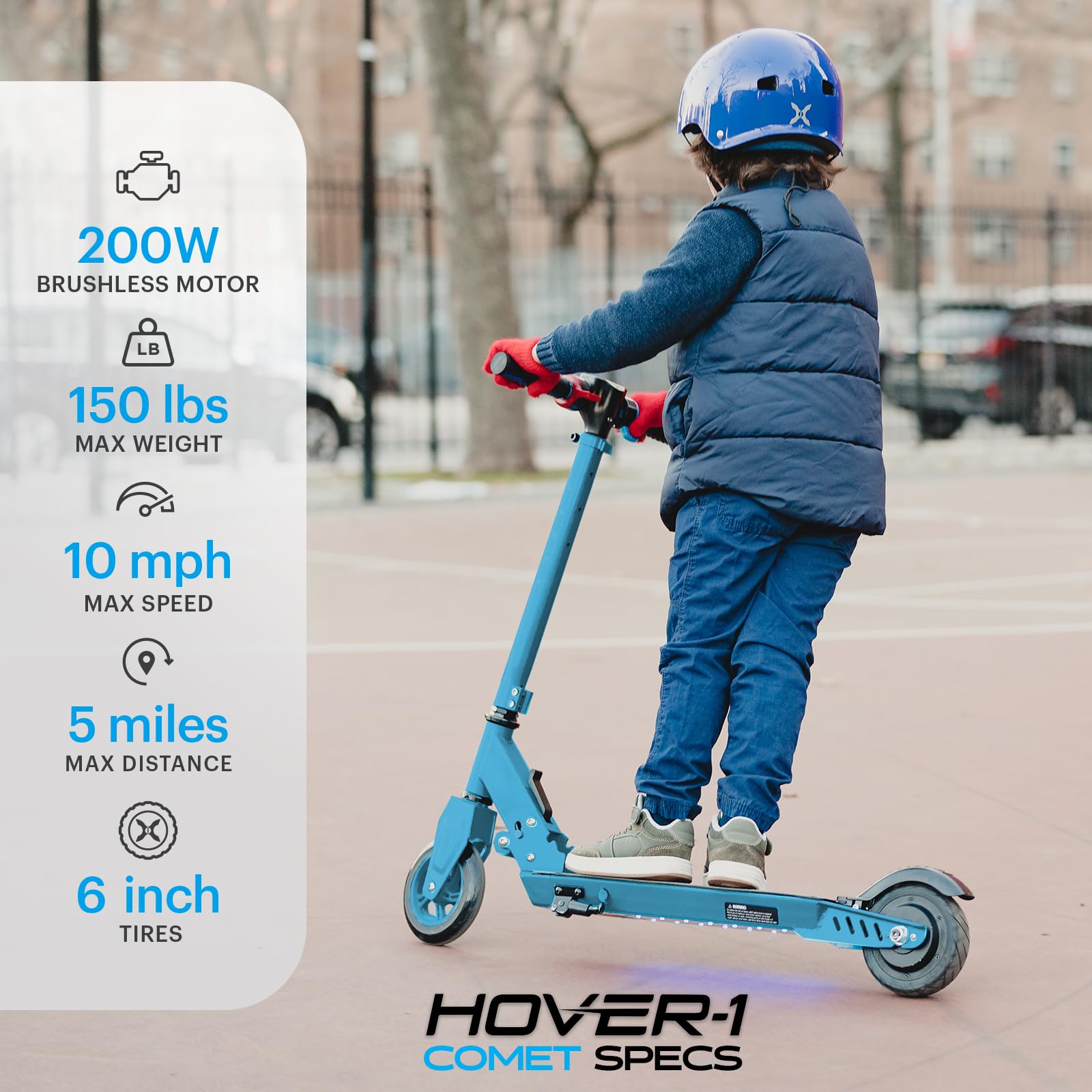 Foto 3 pulgar | Scooter Eléctrico Hover-1 Comet Plegable De 200 W - Venta Internacional