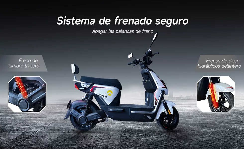 Foto 3 pulgar | Bicicleta Electrica Moto Contra Agua 1500w 65km/h Autonomía Hasta 90km Garow Blanca