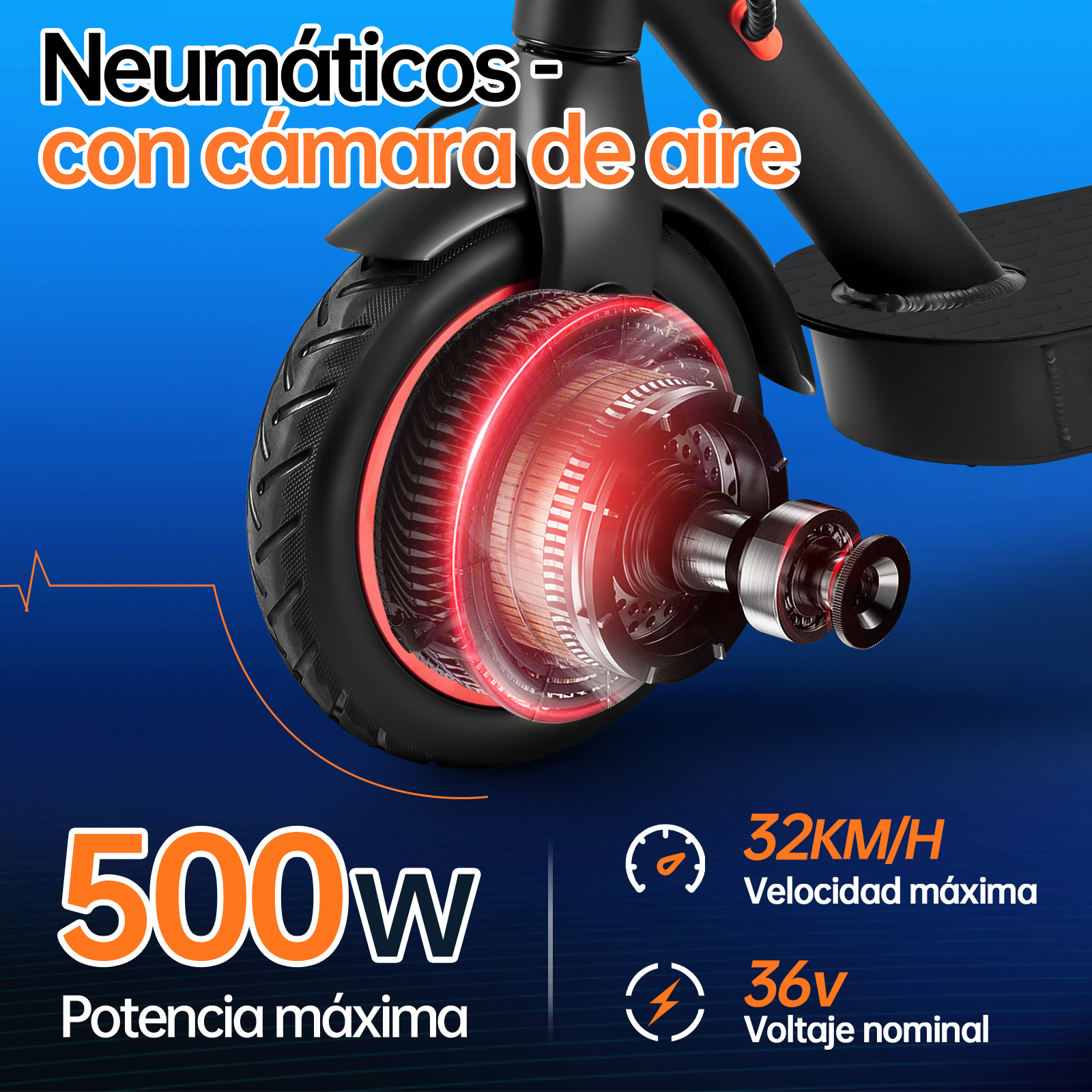 Foto 3 pulgar | Scooter Eléctrico Honey Whale M2 Pro V2 Negro