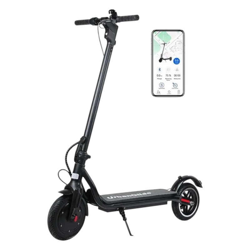 Scooter Patín Eléctrico Para Niños Eco-forte Sgx6 Con Luces Negro $6,272