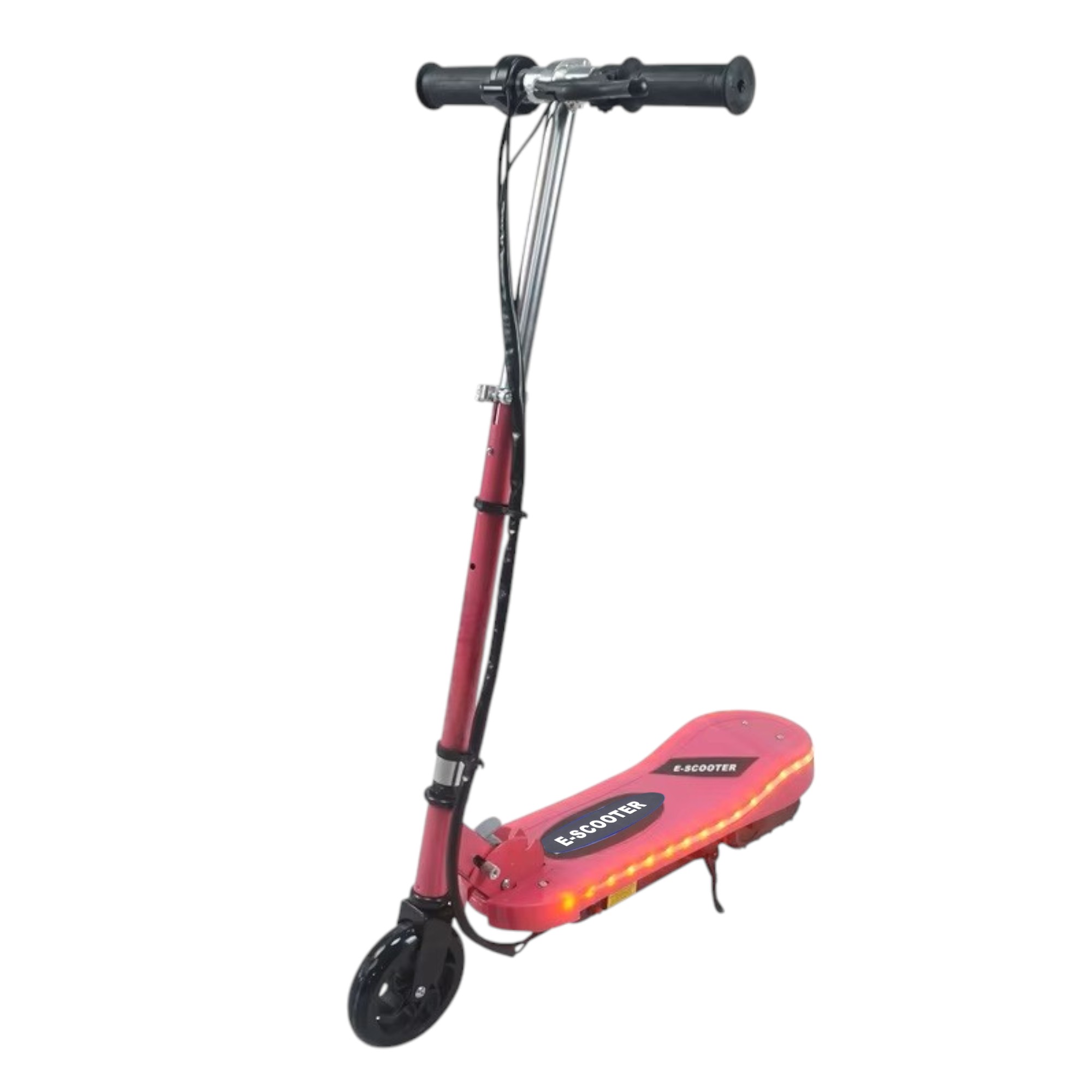 Scooter Patín Eléctrico Eco-forte Con Luces Cd05 120w 12km/h Rosa