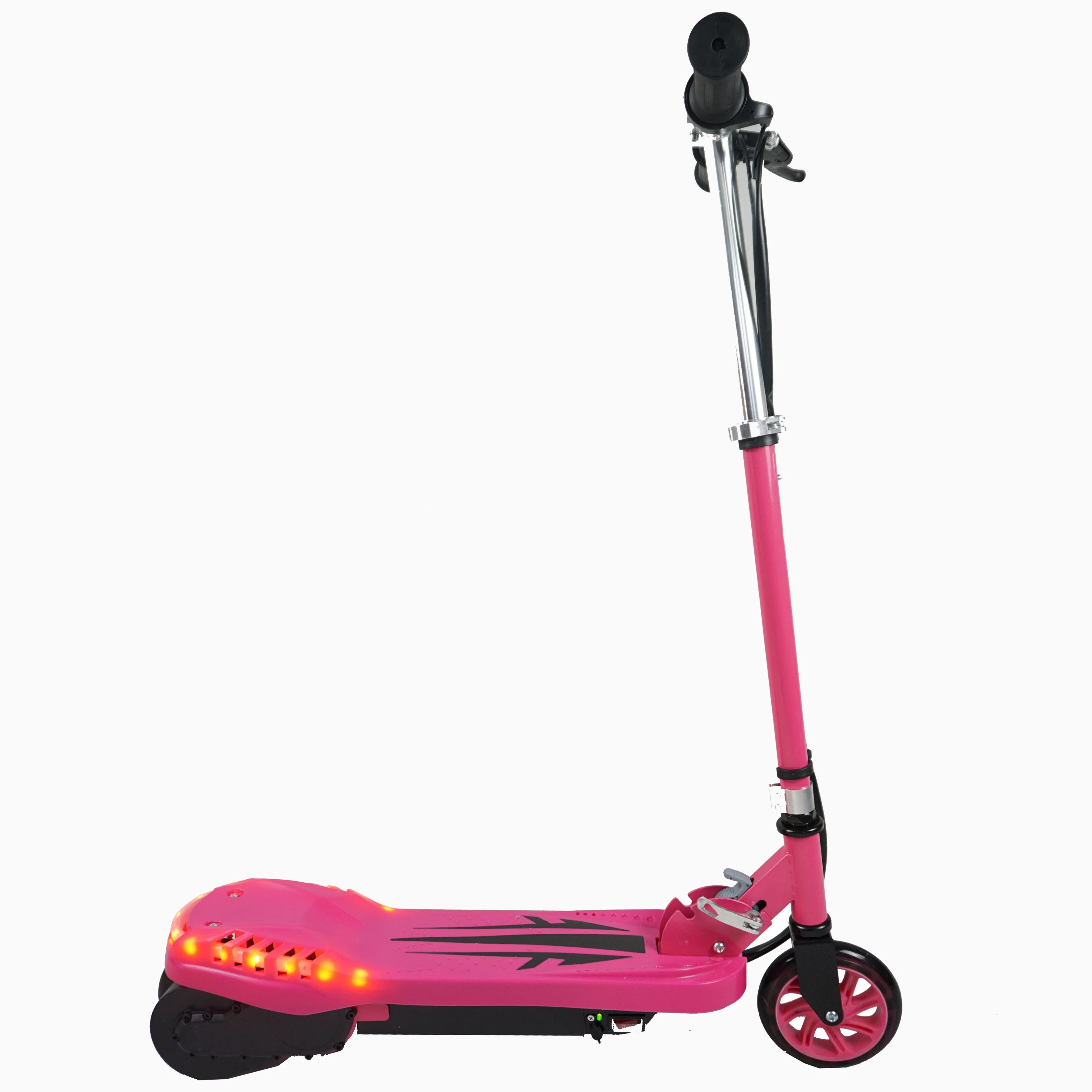 Foto 3 pulgar | Scooter Patín Eléctrico Eco-forte Con Luces Cd06 120w 12km/h Rosa