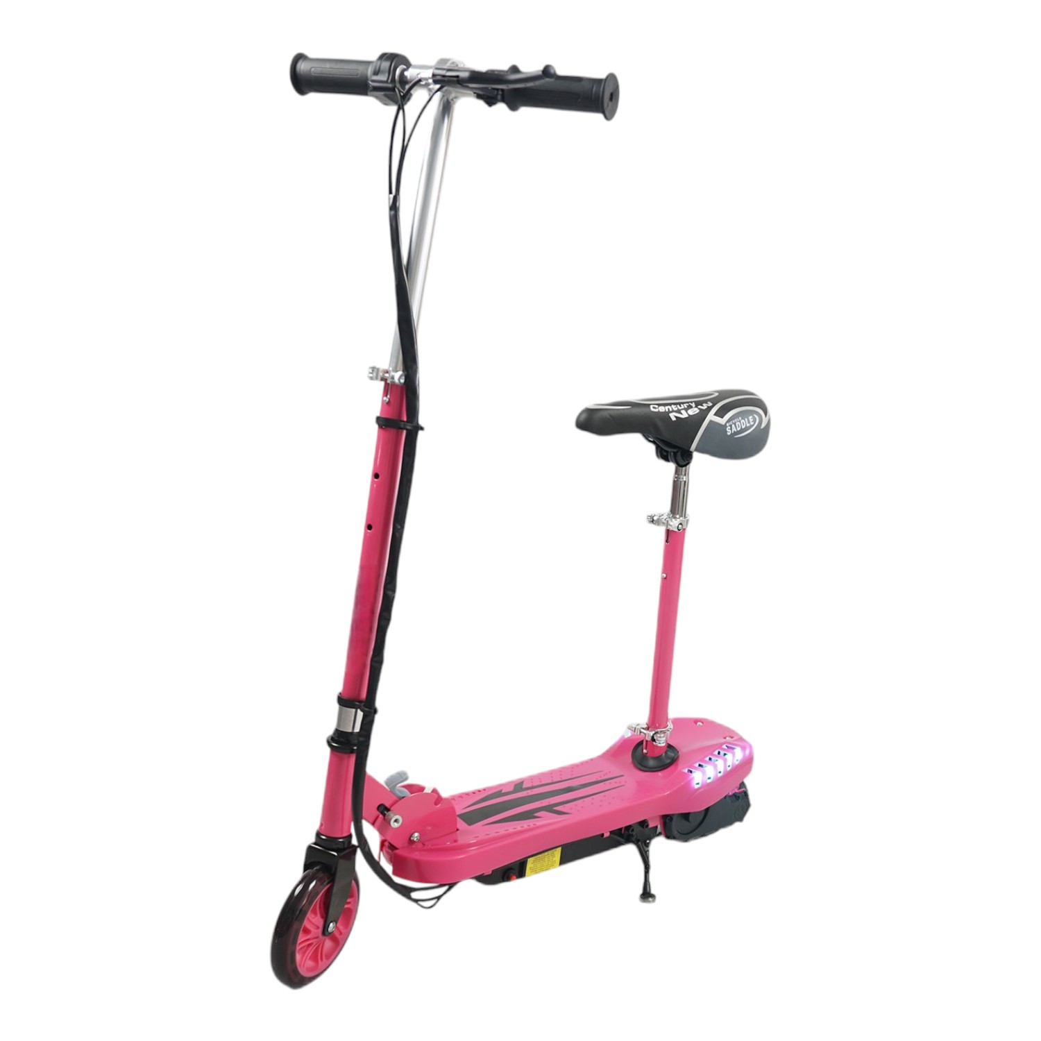 Scooter Patín Eléctrico Eco-forte Luces Cd06-s 120w 12km/h Rosa