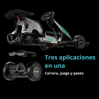 Foto 5 | Gokart Segway Ninebot Pro 2 Color Negro/gris