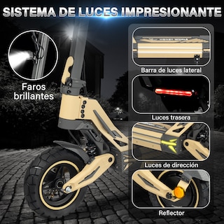 Foto 3 | Scooter Eléctrico Honey Whale G2 Pro Amarillo