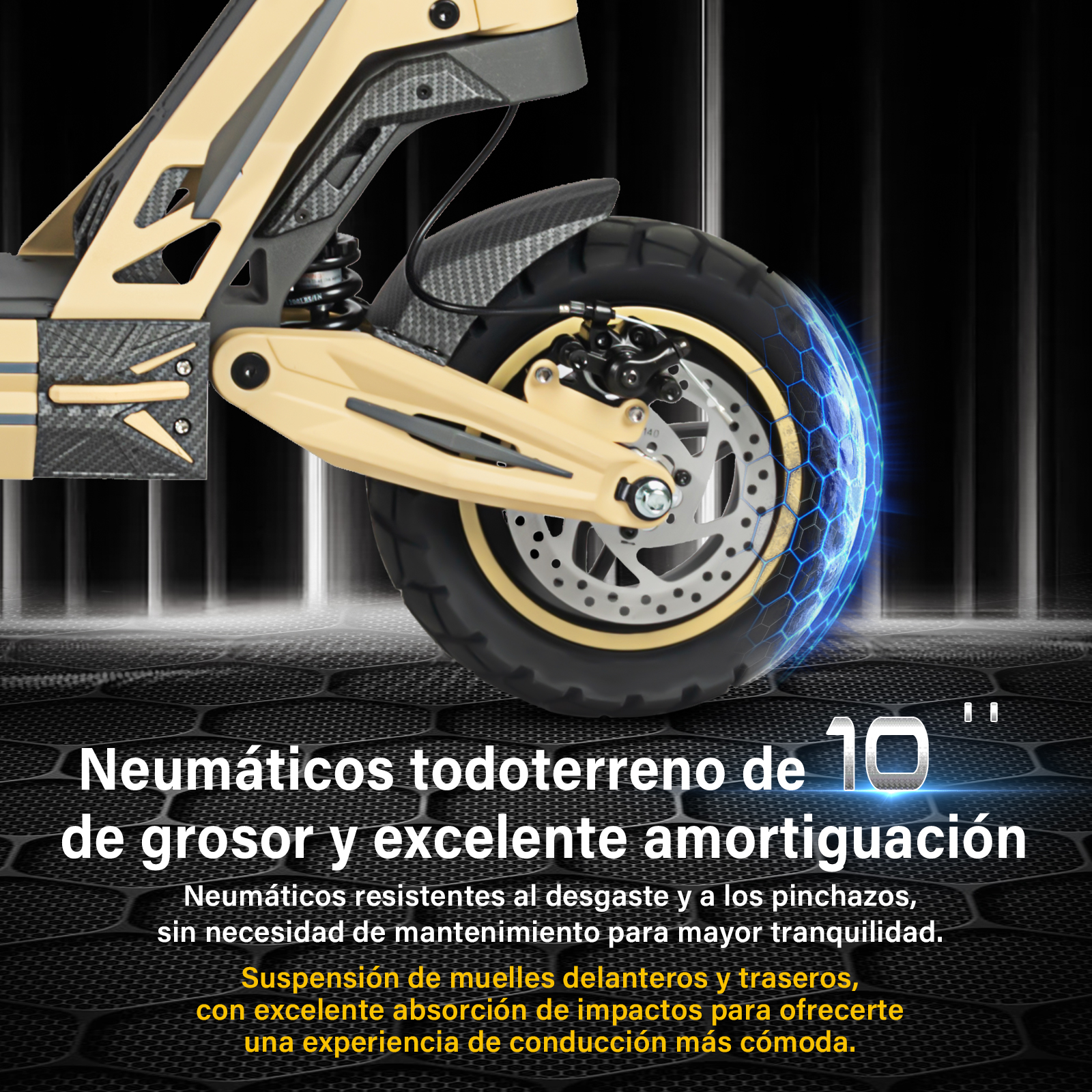 Foto 5 pulgar | Scooter Eléctrico Honey Whale G2 Pro Amarillo
