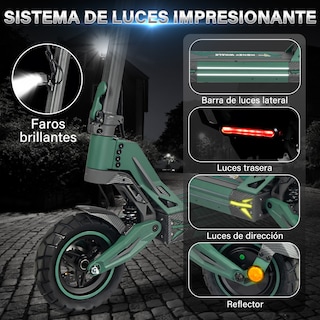 Foto 3 | Scooter Eléctrico Honey Whale G2 Pro Verde