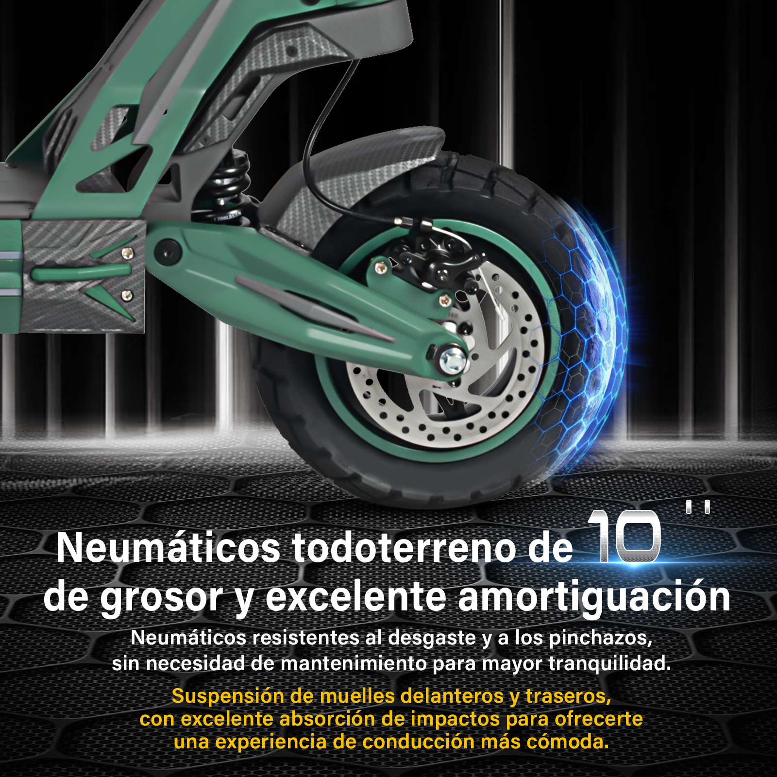 Foto 5 pulgar | Scooter Eléctrico Honey Whale G2 Pro Verde