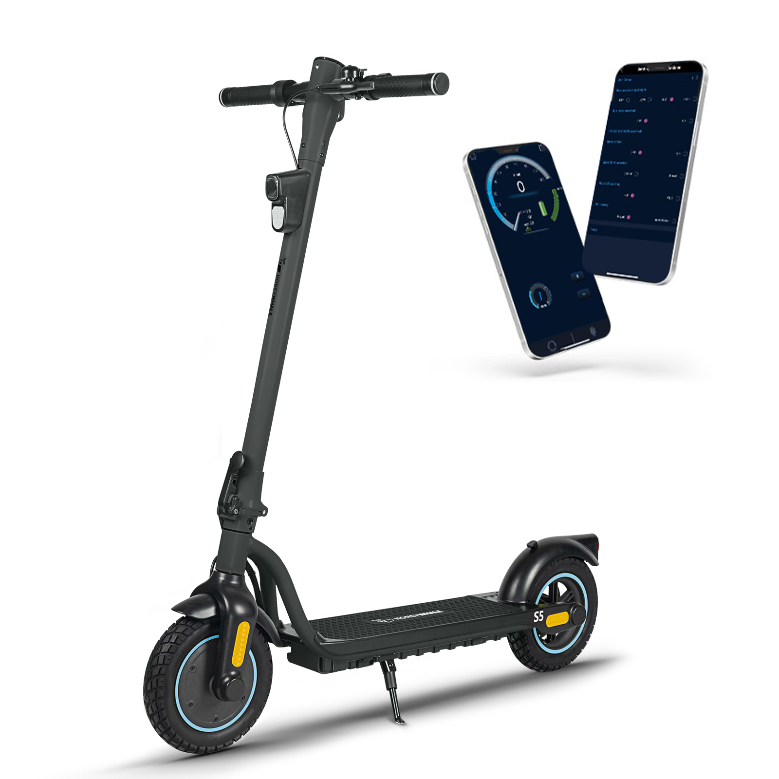 Foto 2 pulgar | Scooter Eléctrico Plegable Honey Whale S5 Negro