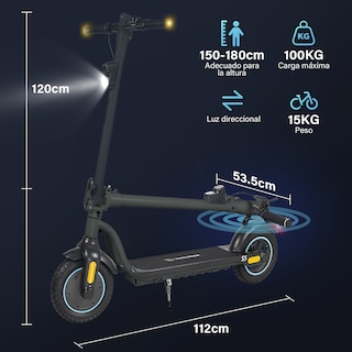 Foto 2 | Scooter Eléctrico Plegable Honey Whale S5 Negro
