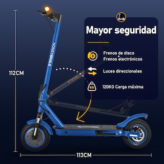 Foto 3 | Scooter Eléctrico Honey Whale M2 Max-b Azul