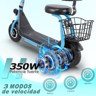 Foto 2 | Scooter Electrico Infantil Honey Whale Jl005 Azul
