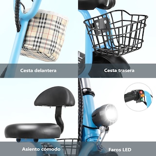Foto 7 | Scooter Electrico Infantil Honey Whale Jl005 Azul