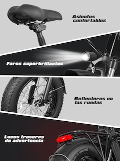 Foto 5 | Bicicleta Electrica Plegable Honey Whale F6-s Negro