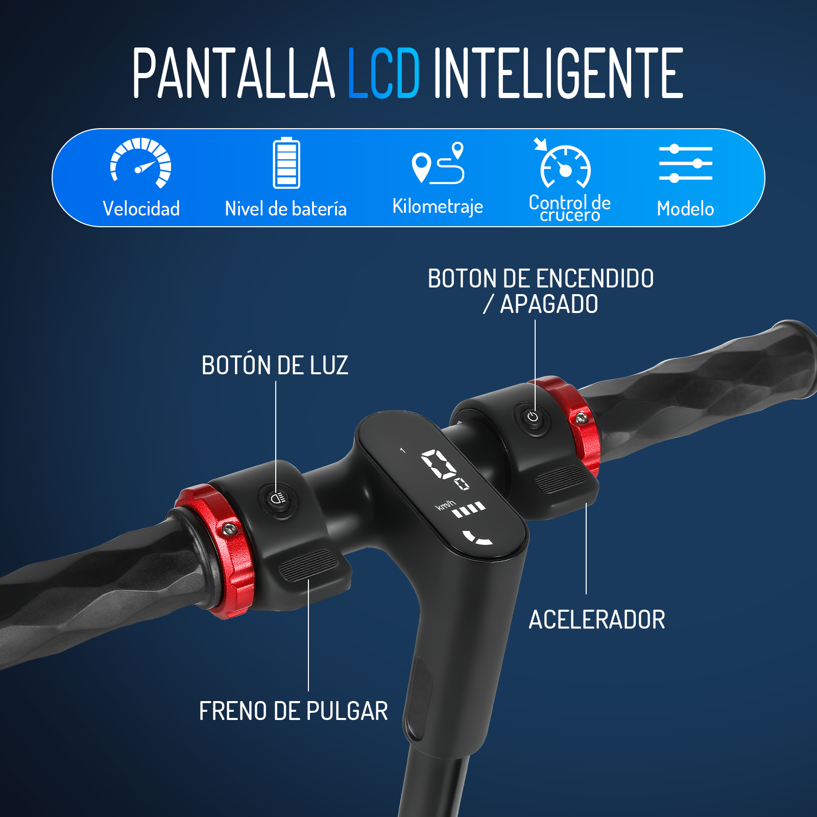 Foto 5 pulgar | Scooter Eléctrico Honey Whale F4 Negro