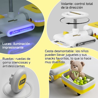 Foto 5 | Montable Eléctrico Infantil con Luz Led