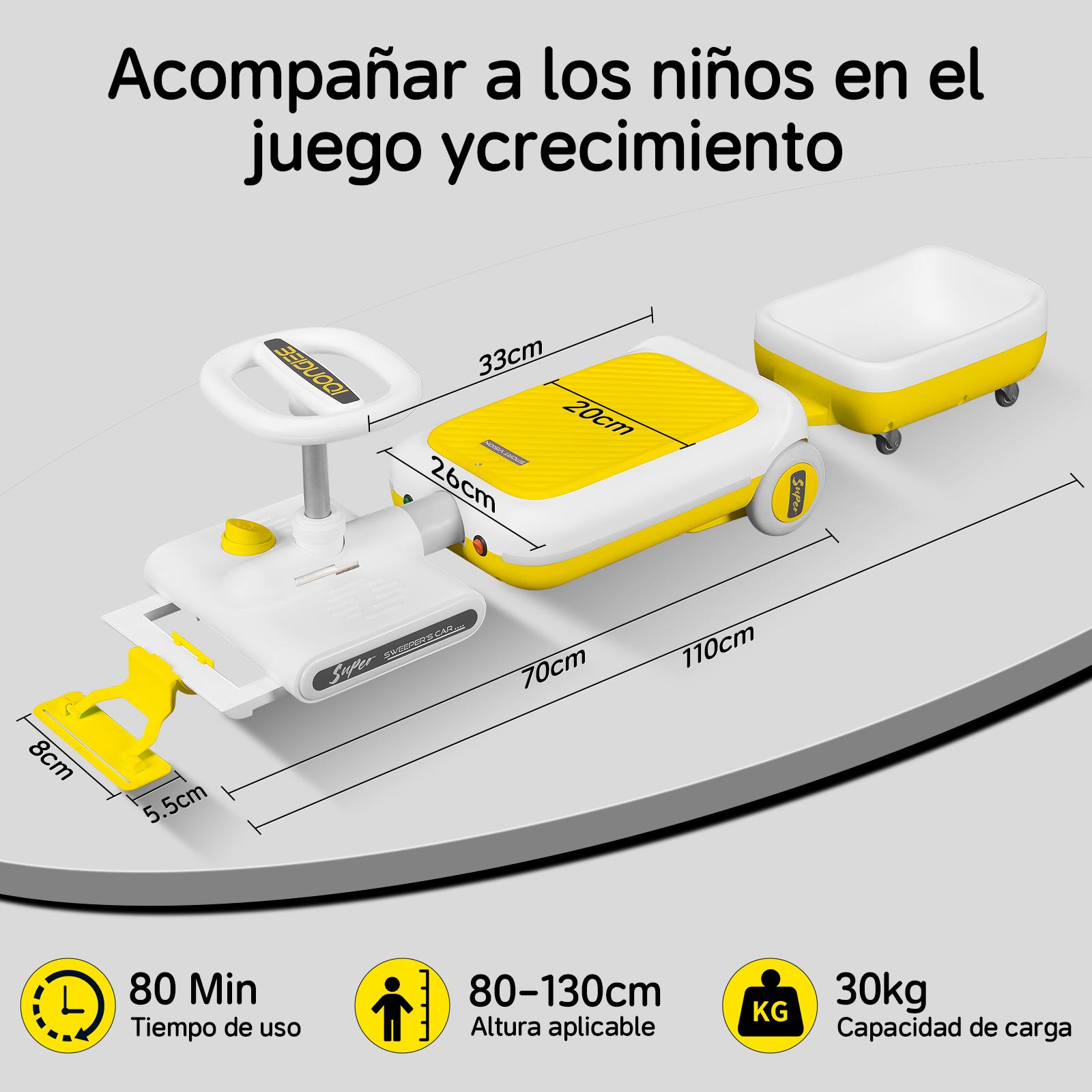 Foto 6 | Montable Eléctrico Infantil con Luz Led