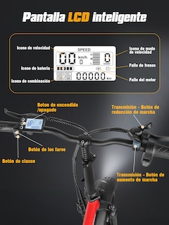 Foto 4 | Bicicleta Electrica Plegable Honey Whale F6-s Rojo