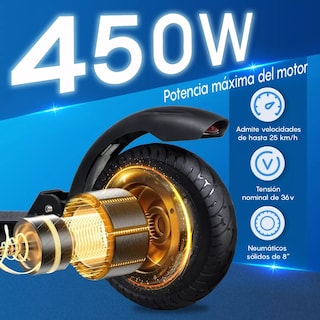 Foto 4 | Scooter Electrico Honey Whale F3 Negro