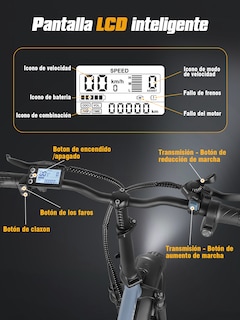 Foto 4 | Bicicleta Electrica Plegable Honey Whale F6-s Gris