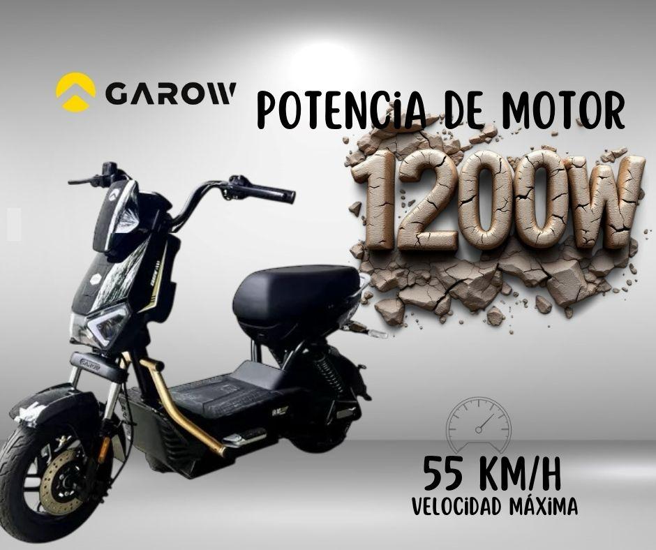 Foto 4 pulgar | Moto Eléctrica Bicicleta Eléctrica Para Adultos Hasta 70km Motor 1200w Negro Garow