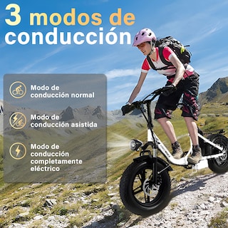 Foto 6 | Bicicleta Eléctrica Plegable Honey Whale Bk05 Blanca