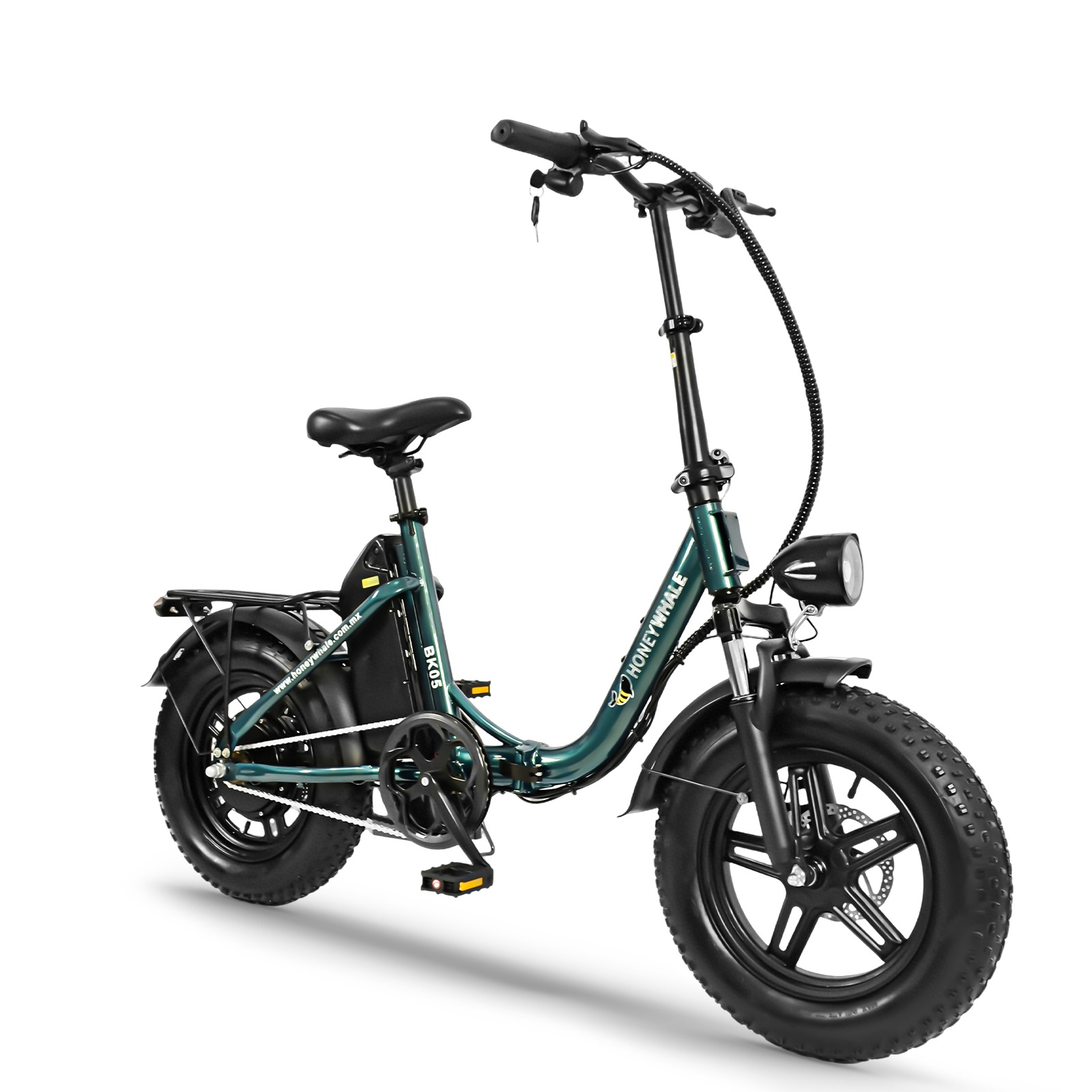 Foto 2 pulgar | Bicicleta Eléctrica Plegable Honey Whale Bk05 Verde