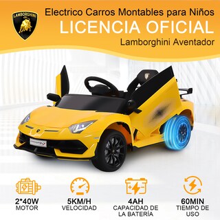 Foto 2 | Montable Electrico Infantil Deportivo Honey Whale Bdq-018 Amarillo