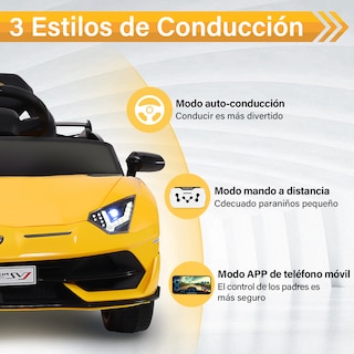 Foto 4 | Montable Electrico Infantil Deportivo Honey Whale Bdq-018 Amarillo