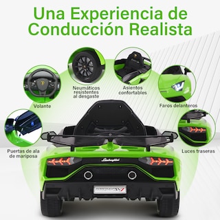Foto 5 | Montable Eléctrico Infantil Deportivo Honey Whale Bdq-018 Verde