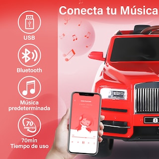 Foto 4 | Montable Electrico Infantil 4x4 Honey Whale Bdq-8110 Rojo