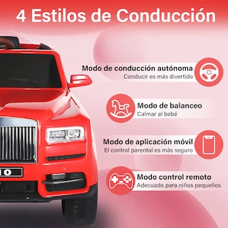 Foto 5 | Montable Electrico Infantil 4x4 Honey Whale Bdq-8110 Rojo