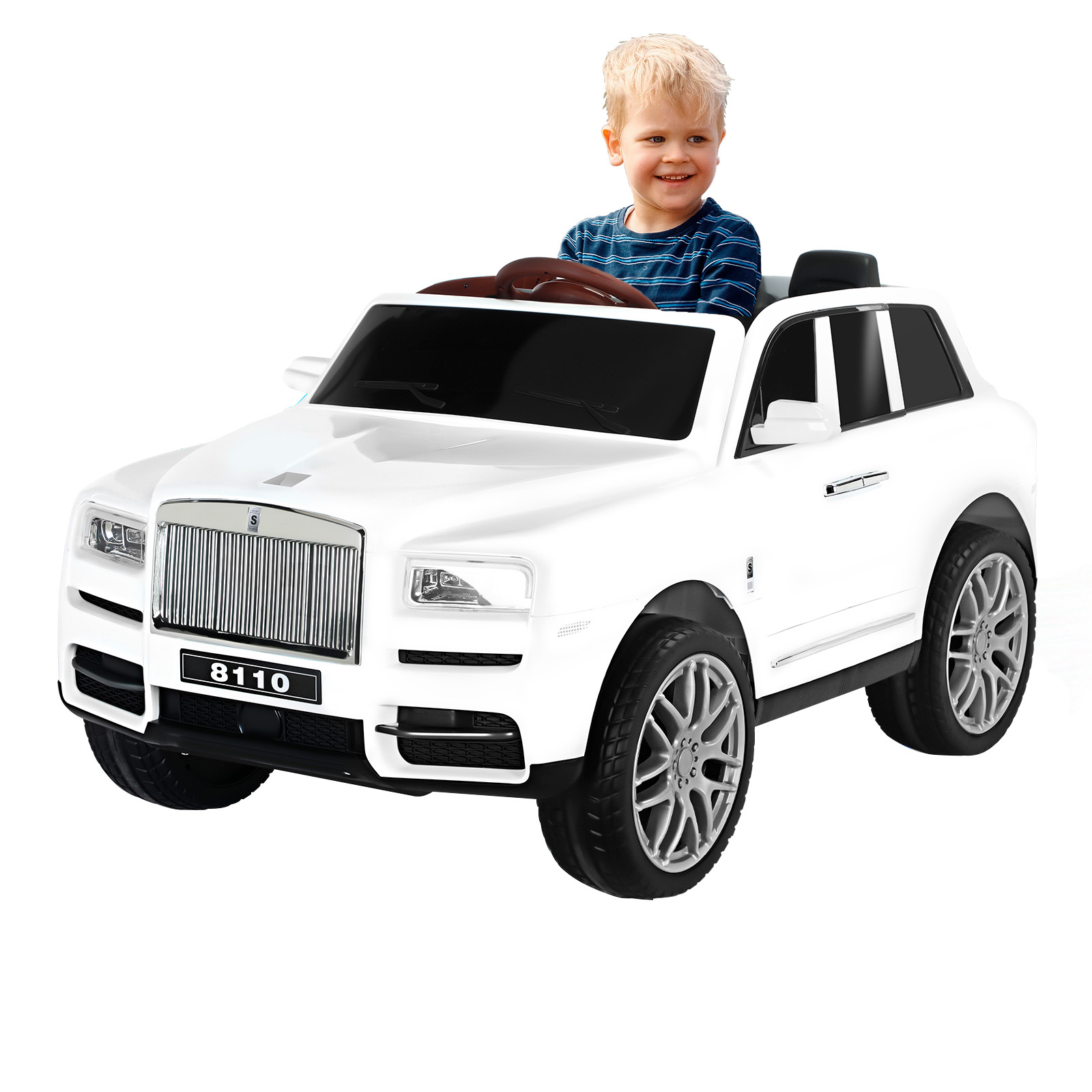 Foto 1 | Montable Eléctrico Infantil 4x4 Honey Whale Bdq-8110 Blanco
