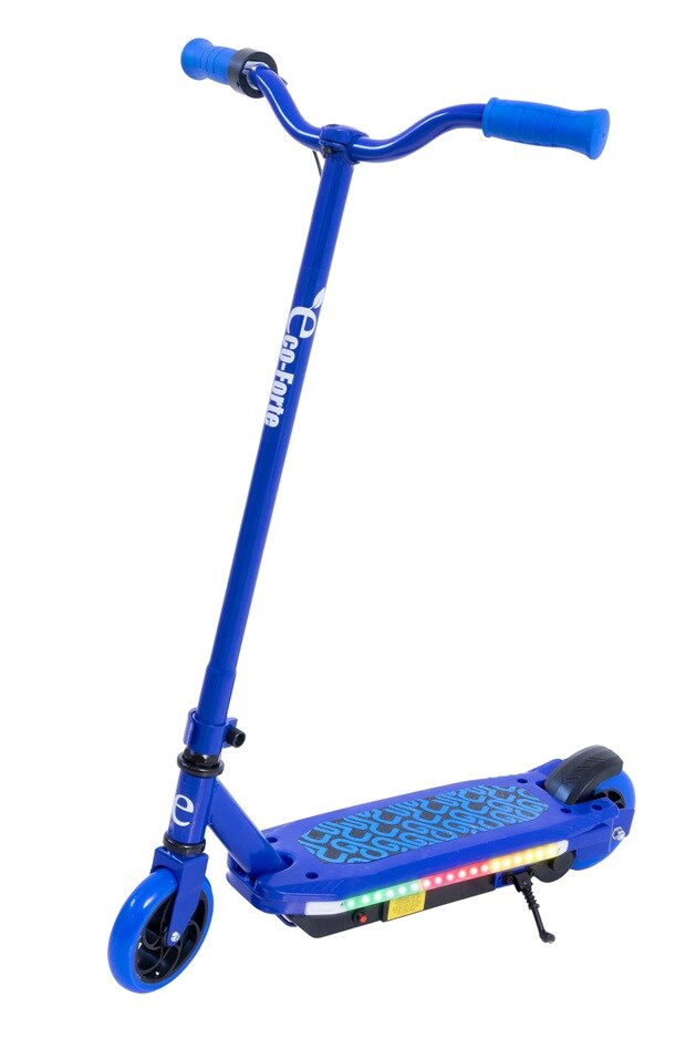 Patín Eléctrico Eco-forte Sg09 Scooter Con Pata De Soporte Azul $3,373