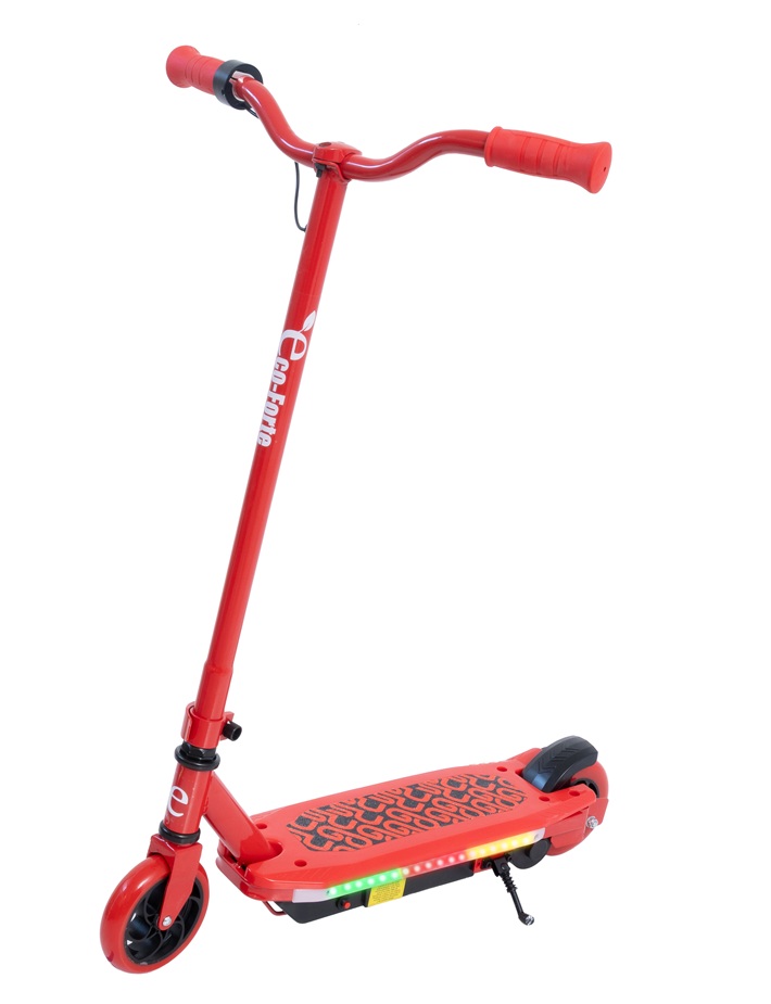 Foto 2 pulgar | Patín Eléctrico Eco-forte Sg09 Scooter Con Pata De Soporte Rojo