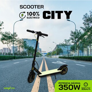 Foto 2 | Patín Eléctrico City 350w 5.2ah Estructura Negra Iluminado