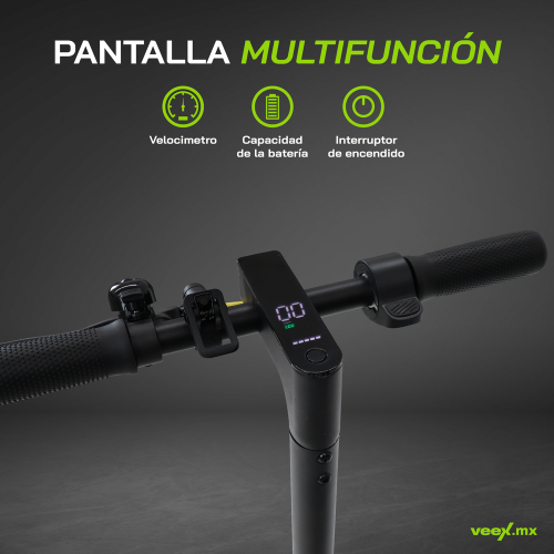Foto 4 pulgar | Patín Eléctrico City 350w 5.2ah  Estructura Negra Iluminado